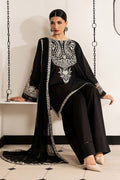 Elegant Black Embroidered Lawn Suit – Premium Pakistani Collection